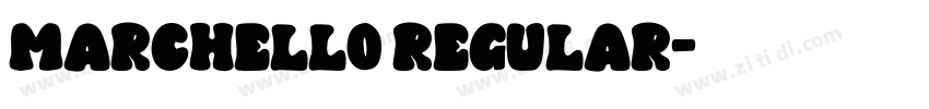 Marchello Regular字体转换
